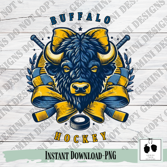 Buf Hockey vintage bow